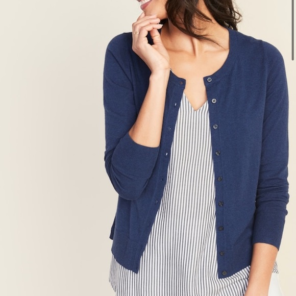 old navy button cardigan
